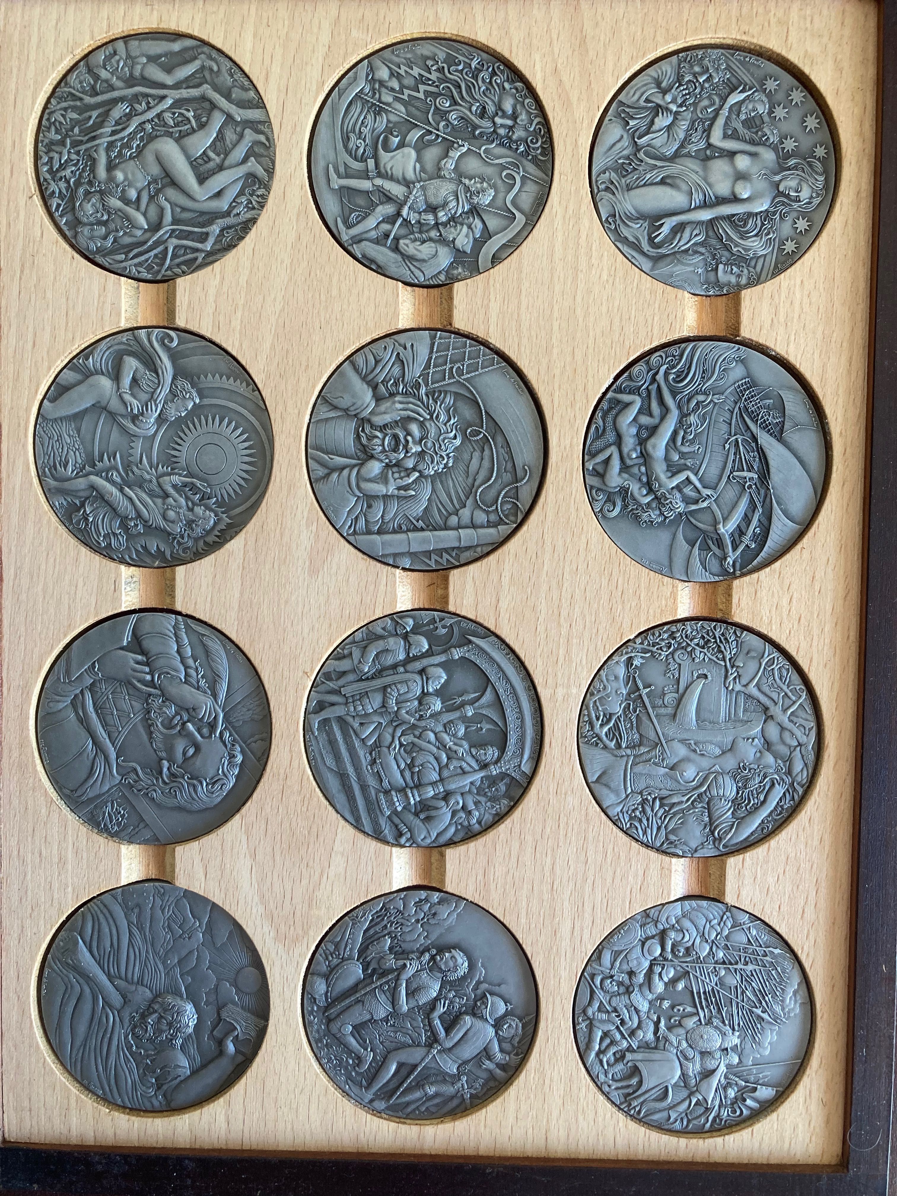 Moedas em estanho Coleções Philae 1981