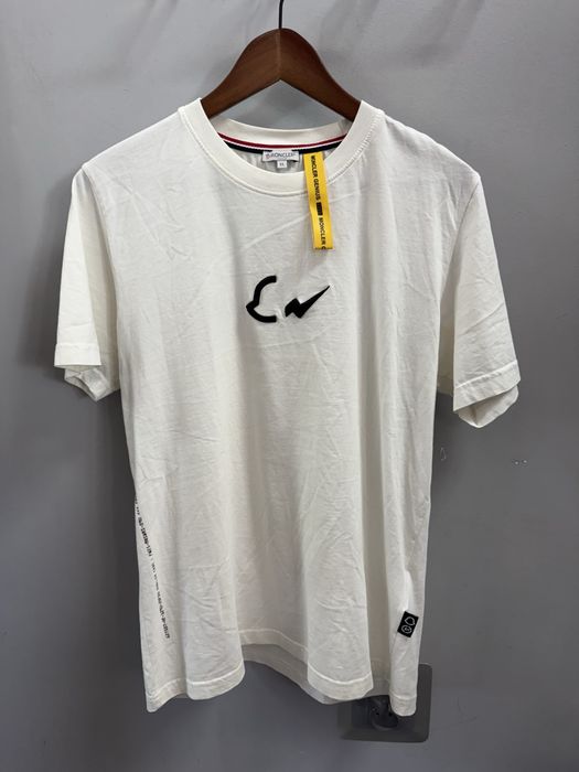 Biała koszulka Moncler X Fragment Hiroshi Fujiwara XL 42