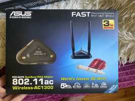Топ! Wi-fi адаптер, ASUS PCe-AC56 1356mbps!