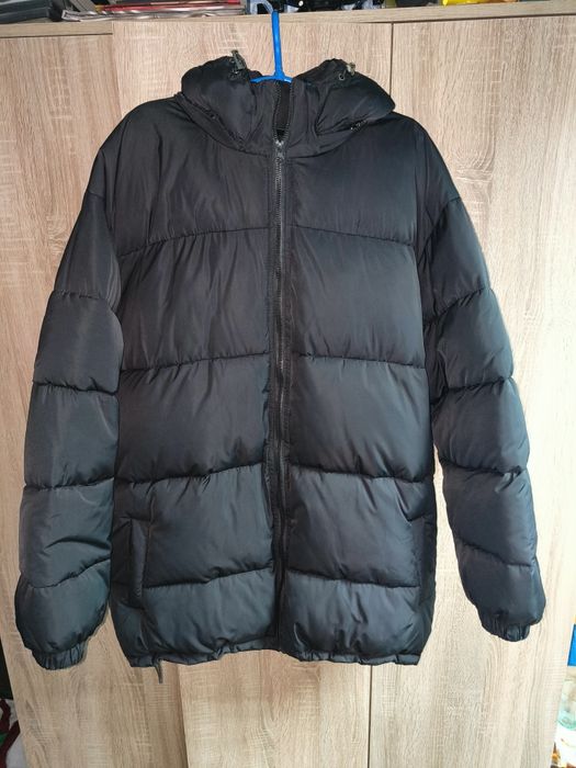 Чоловіча зимова куртка пуховик з капюшоном xl