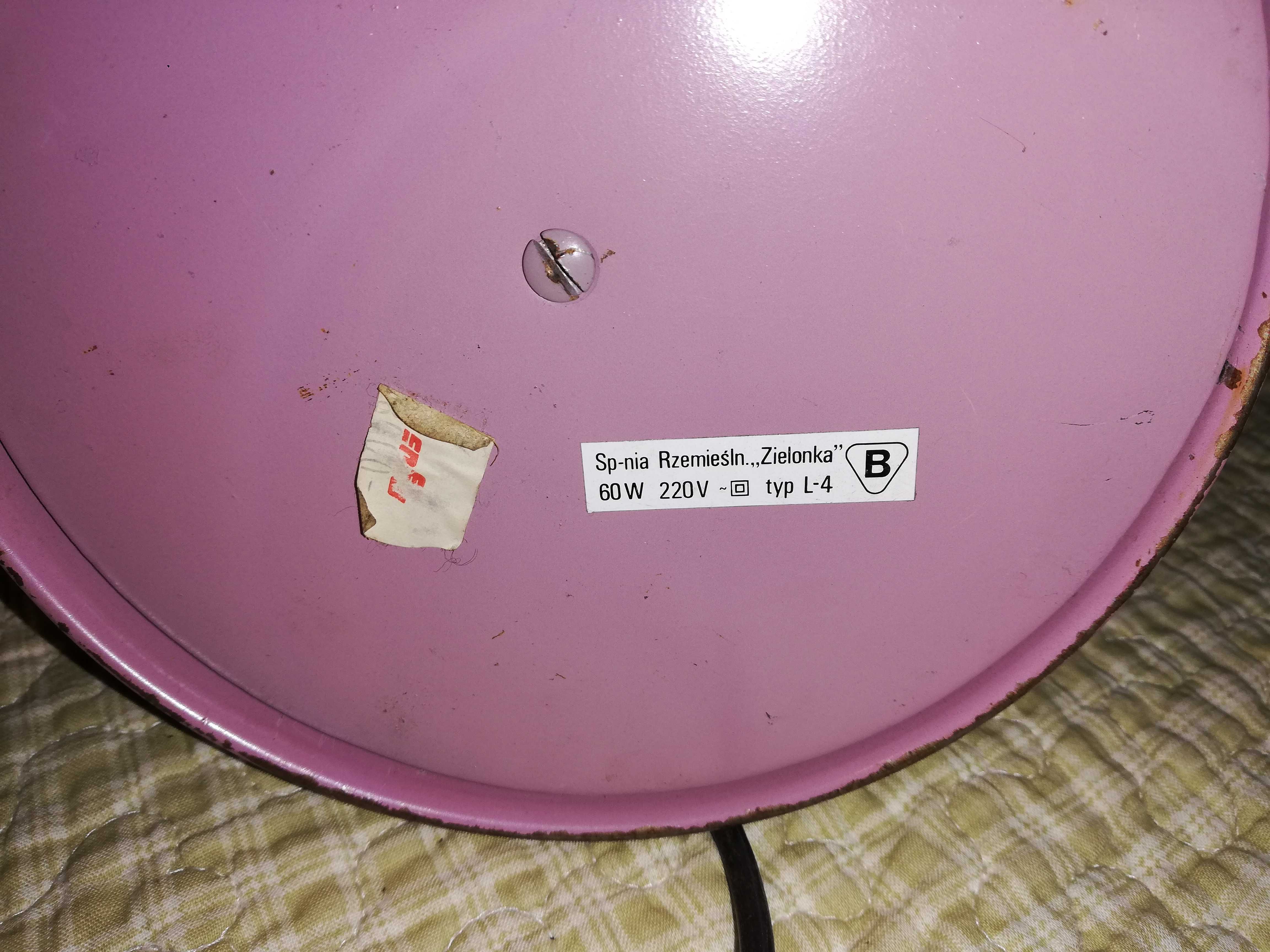 Lampa lampka na biurko z epoki PRL - sprawna