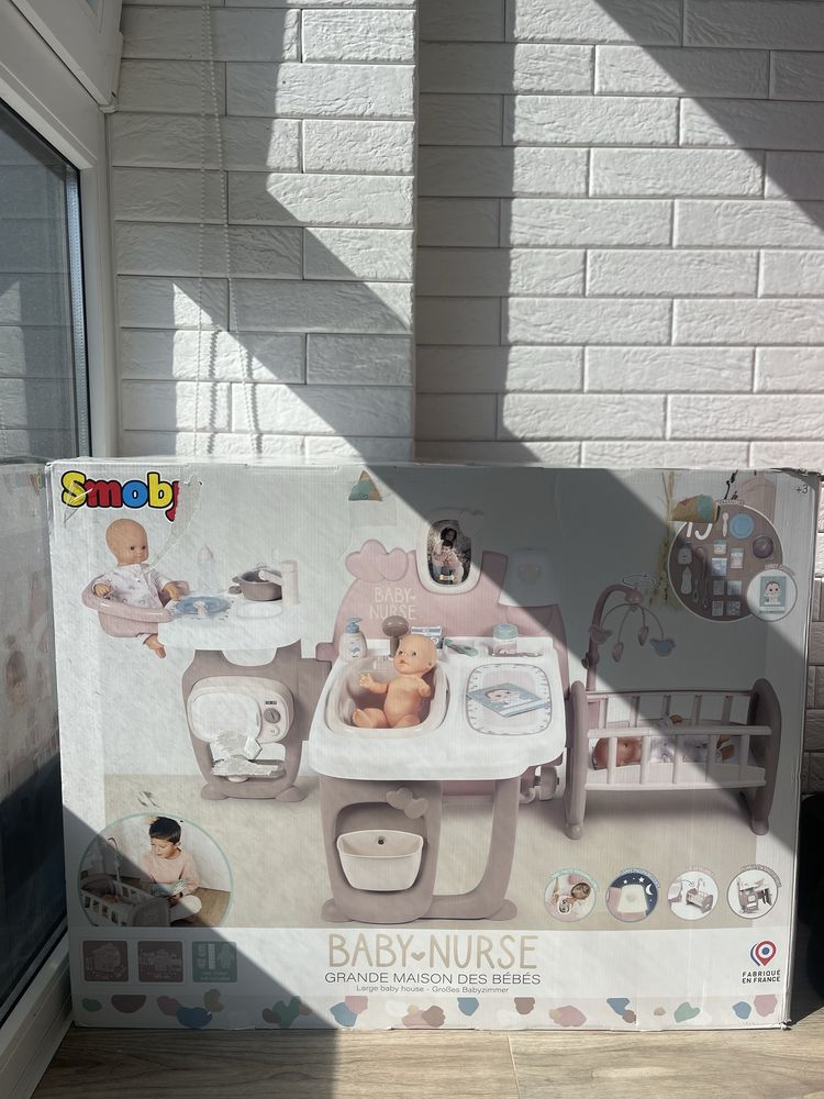 Ігровий набір Smoby Toys Baby nurse. Кімната з спальнею, кухнею та ван