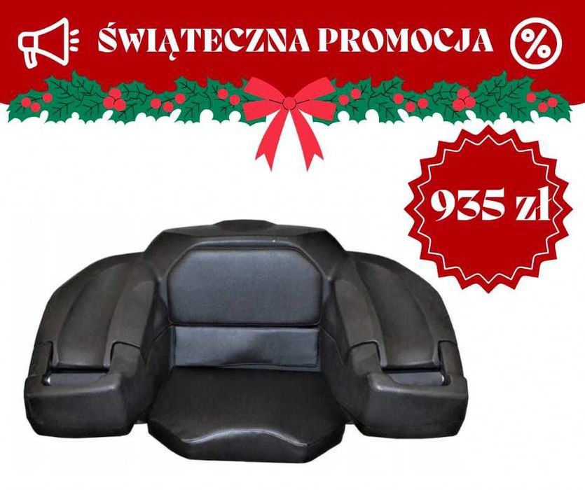 KUFER BOX TURYSTYCZNY tył tylny 75L + KANAPA uniwersalny QUAD ATV hit!