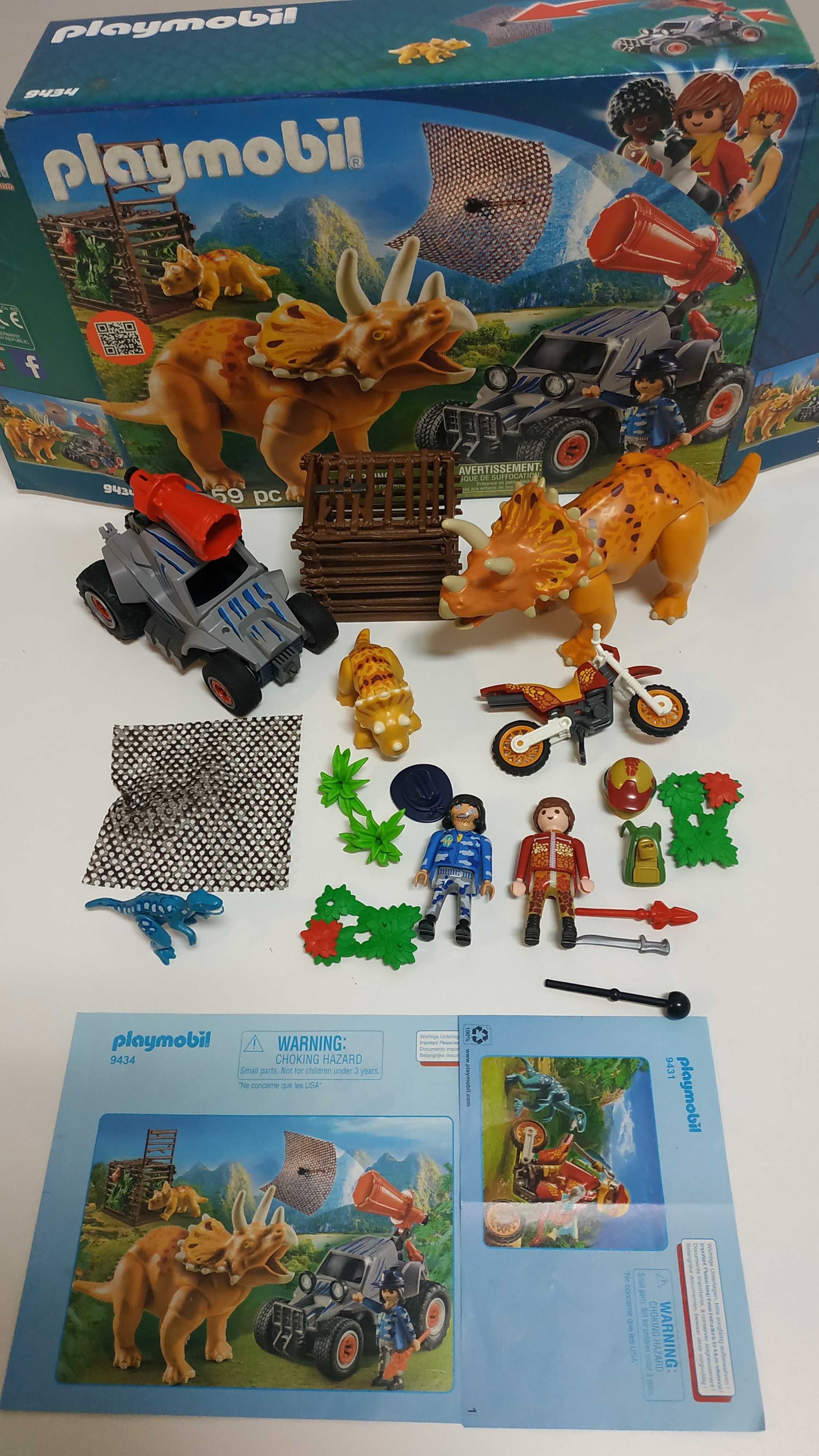 Playmobil Dinossauros 9434 e 9431