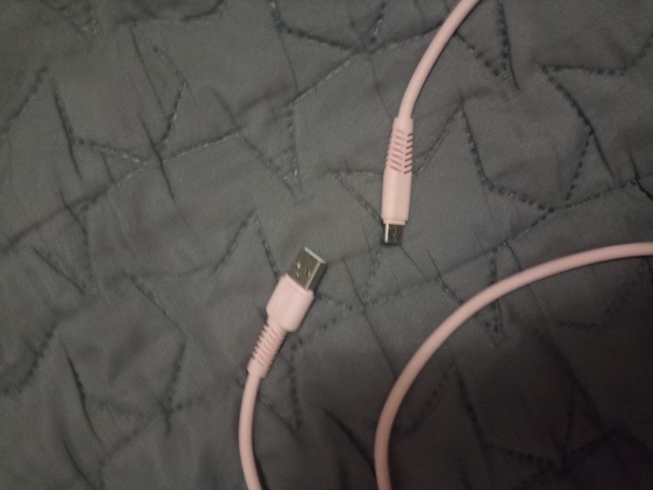 Kabel USB różowy