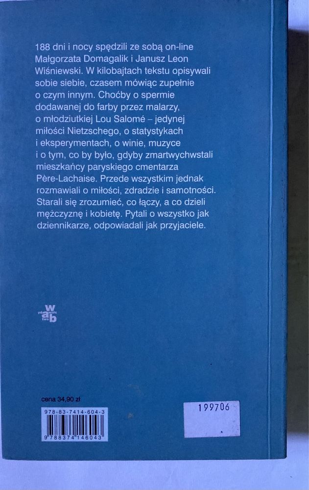 188 dni i nocy | Małgorzata Domagalik, Janusz Leon Wiśniewski