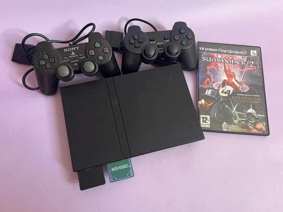 Ігрова консоль Sony PlayStation 2 Slim (PS2) Два джойстики