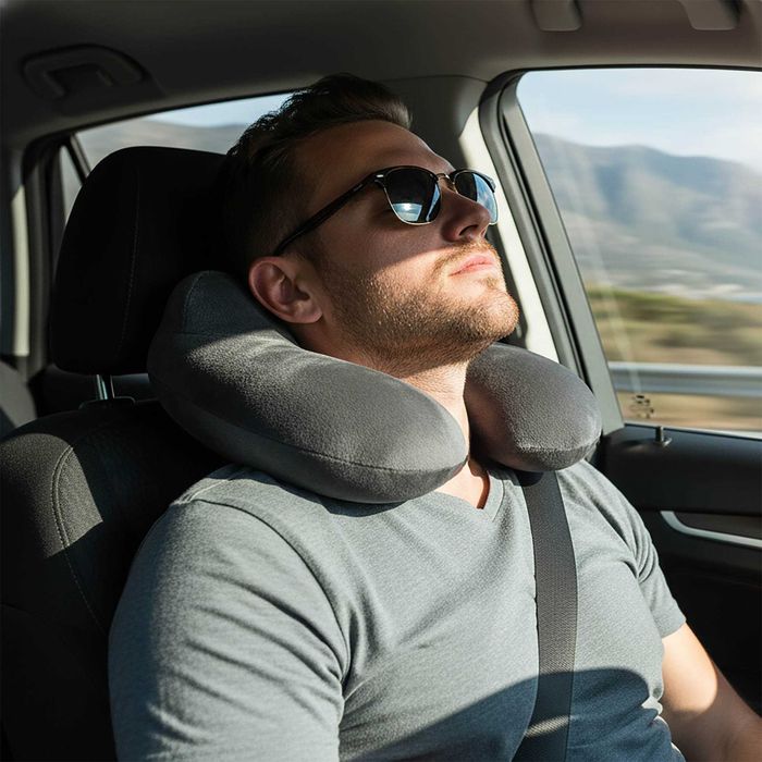 Poduszka Podróżna Turystyczna Dmuchana do Samolotu Rogal do Spania