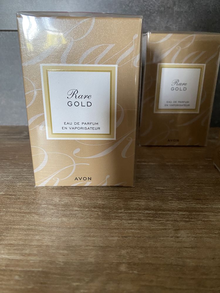 Avon Perfum Rare gold , nowy ofoliowany 50 ml