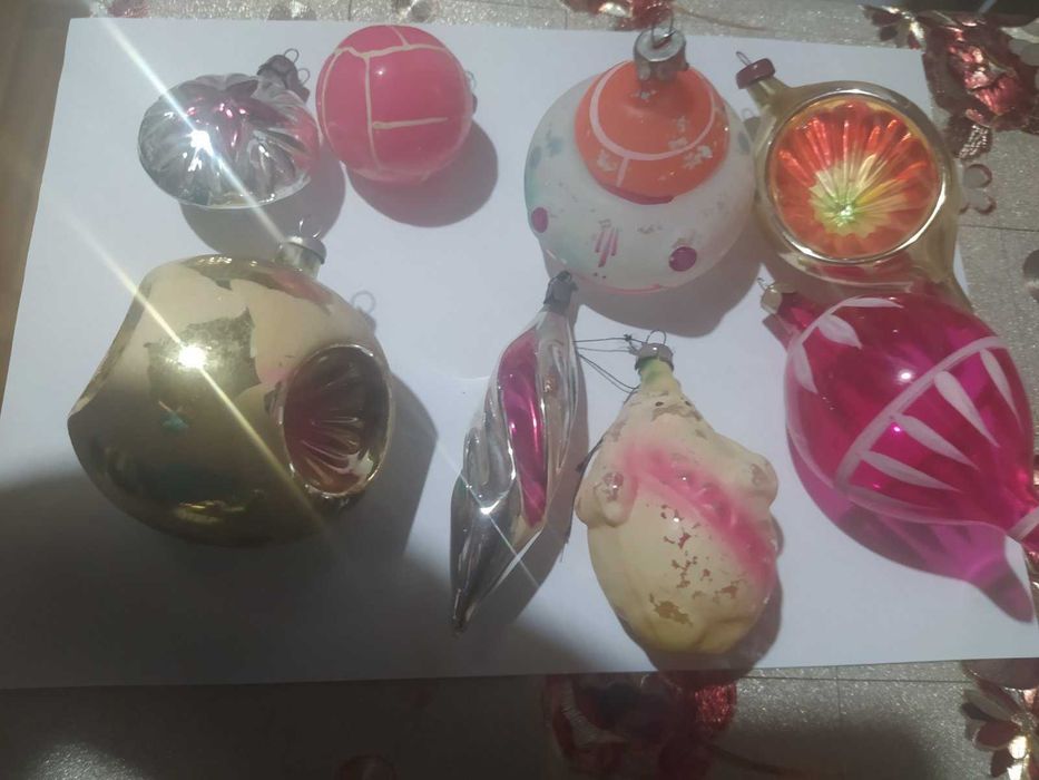 Советские ёлочные игрушки  ( СССР )
