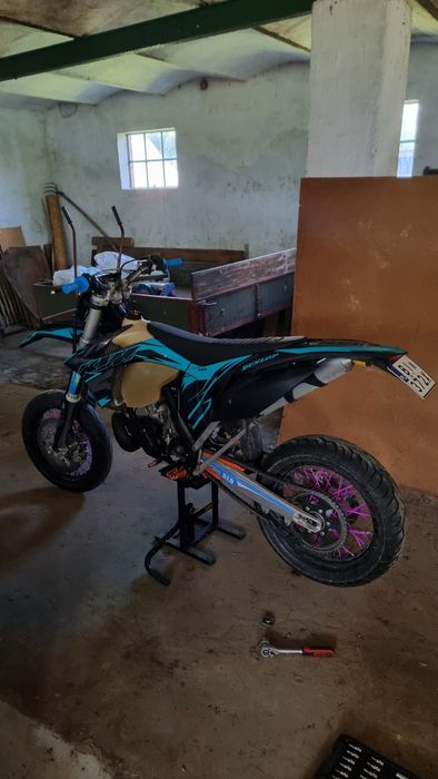 KTM EXC 250/125 na A1 supermoto enduro dwa komplety kół