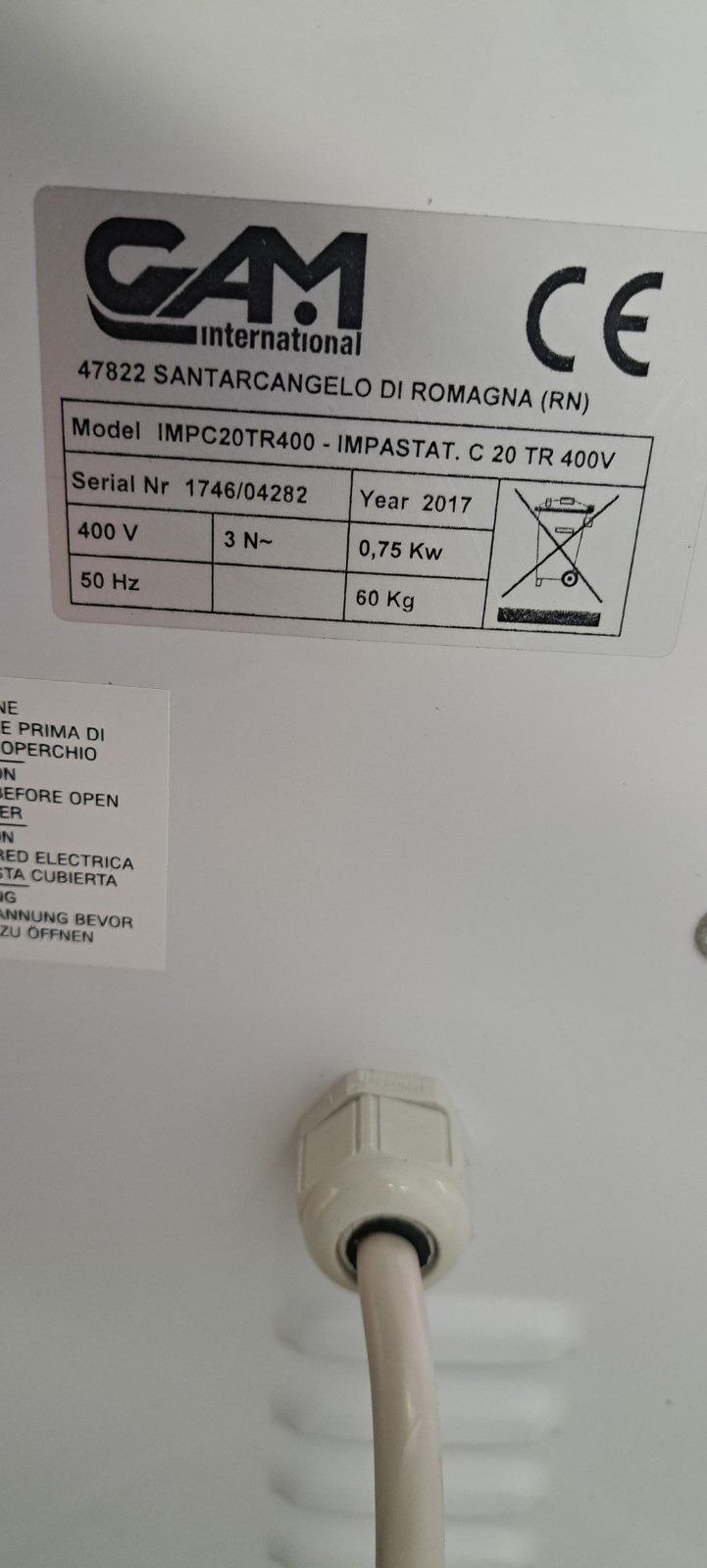 Тістоміс привезений з Європи