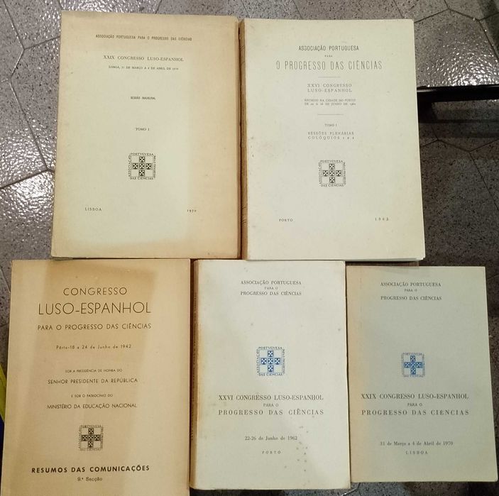 Congresso Luso-Espanhol para o progresso das Ciências 5 Exemplares