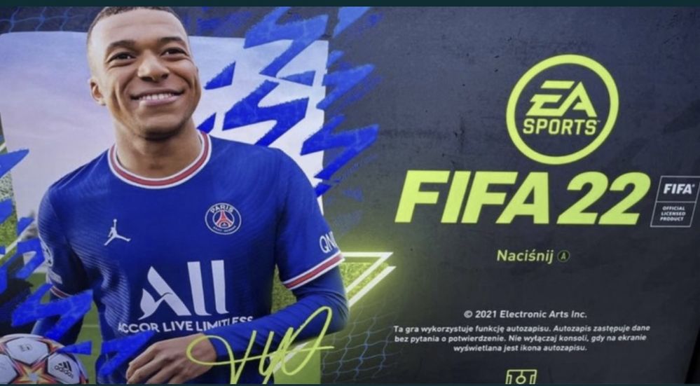 Gra FIFA 22 PL Polska Wersja Xbox One S X Xbox Series X