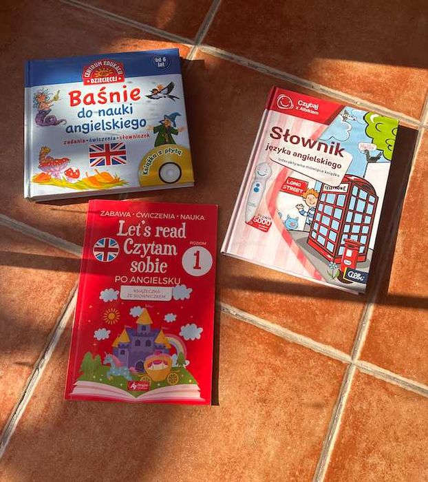 3 książki do nauki angielskiego dla dzieci - baśnie, czytaj z Albikiem