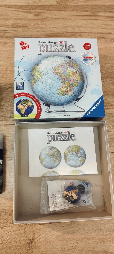 Glóbus puzzle nowy