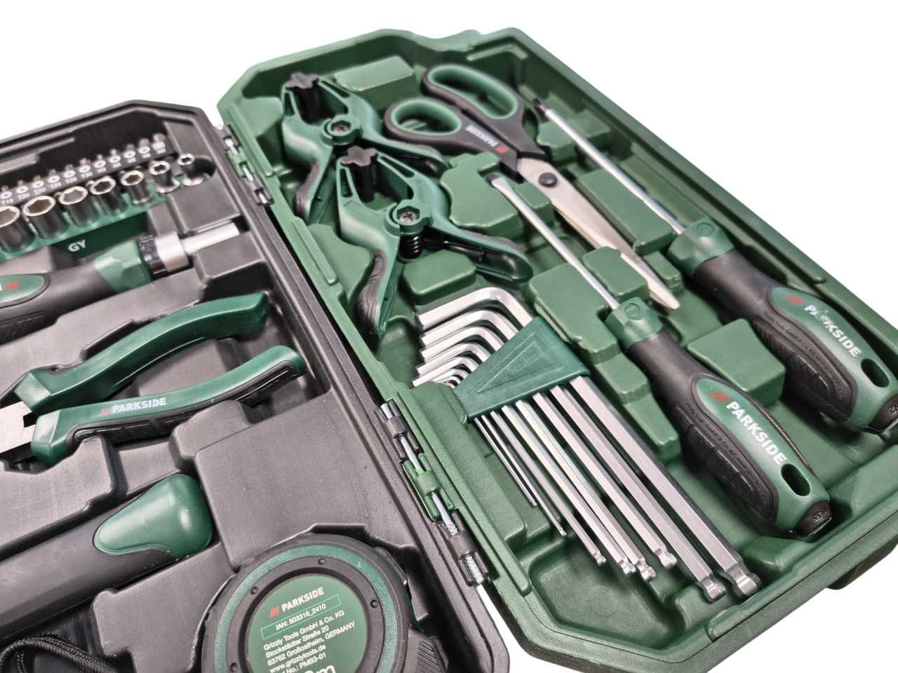 Parkside zestaw narzędziowy skrzynia Tool Kit 80 elementów