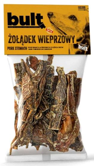 Zdrowy gryzak dla psa wspierający higienę zębów Żołądek wieprzowy 100g