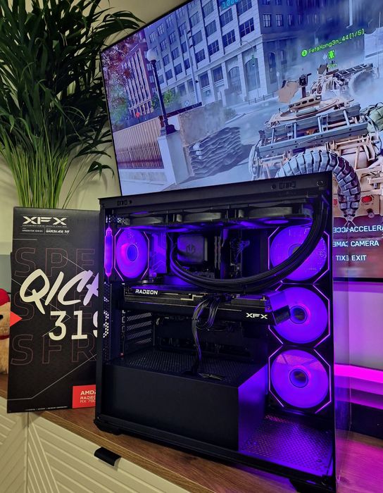 Komputer Ryzen 7 7700, 32GB DDR5 6400, RX 7800XT 16GB, 1TB ssd, WiFi.