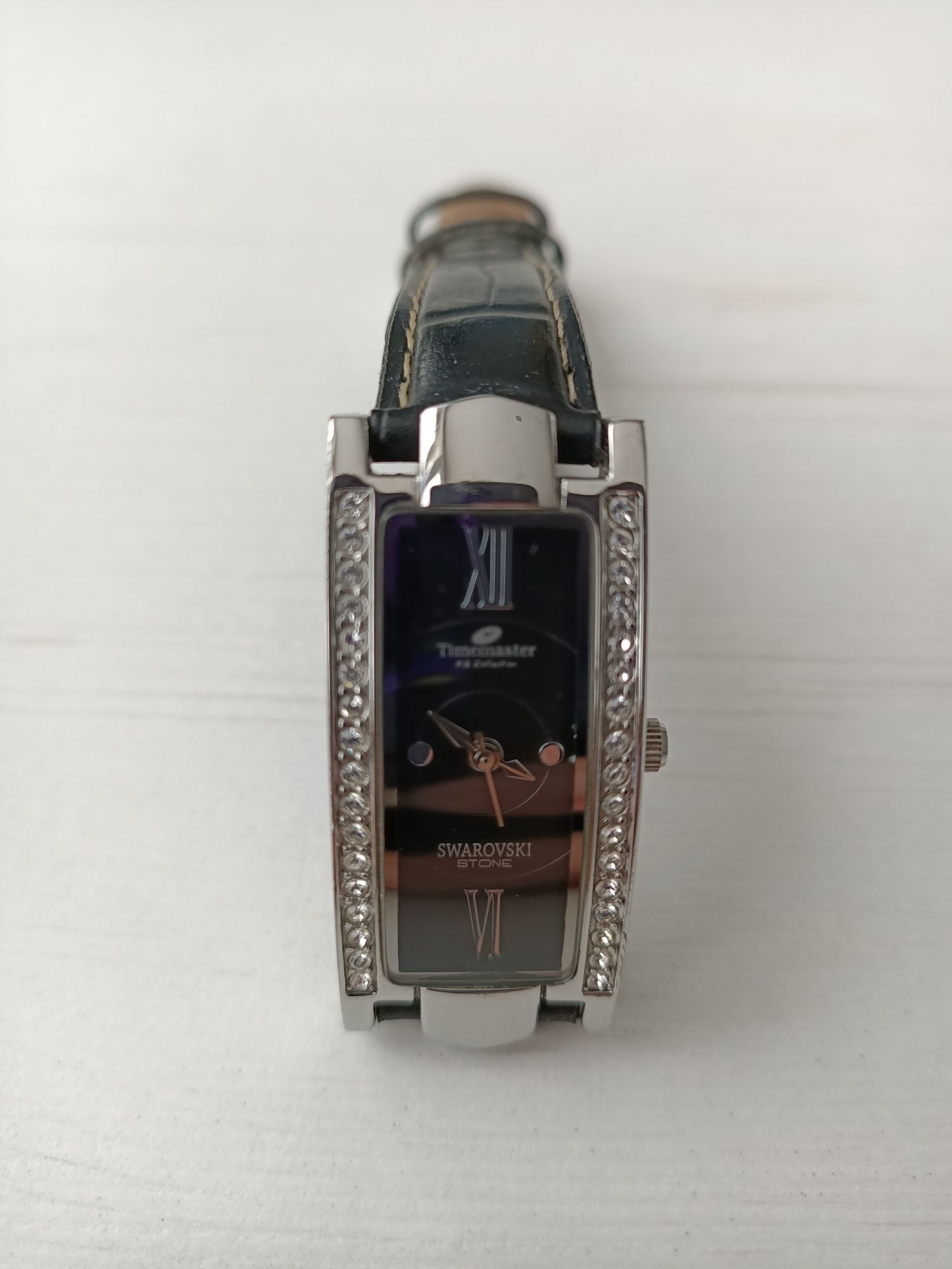 Zegarek timemaster z kryształkami swarovskiego