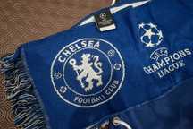 Cachecol do Chelsea da Final da Liga dos Campeões no Porto em 2021.