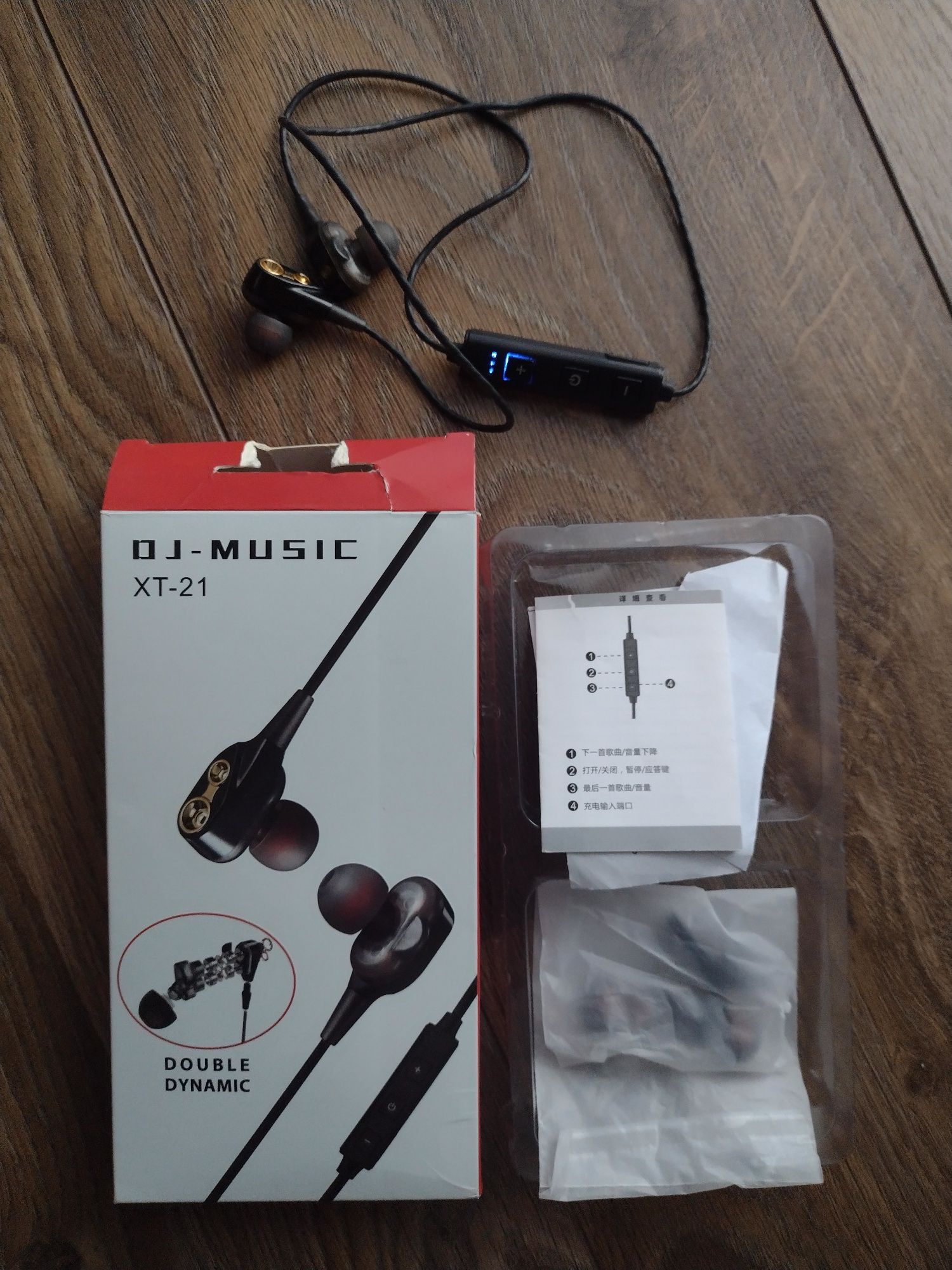 Słuchawki bezprzewodowe douszne bluetooth