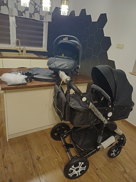 Wózek czarny kesser 3w1 nowy!
