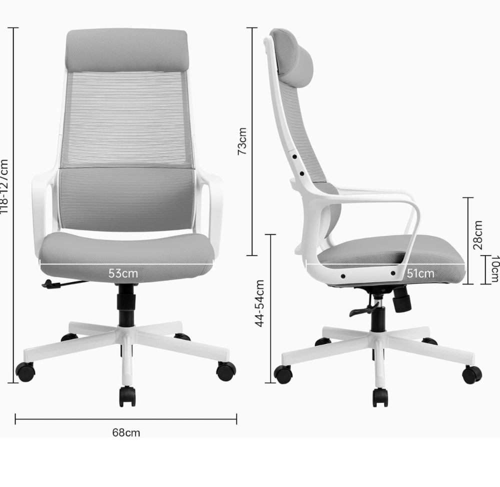 Nowe ergonomiczne krzesło Biurowe Melokea kolor turkus