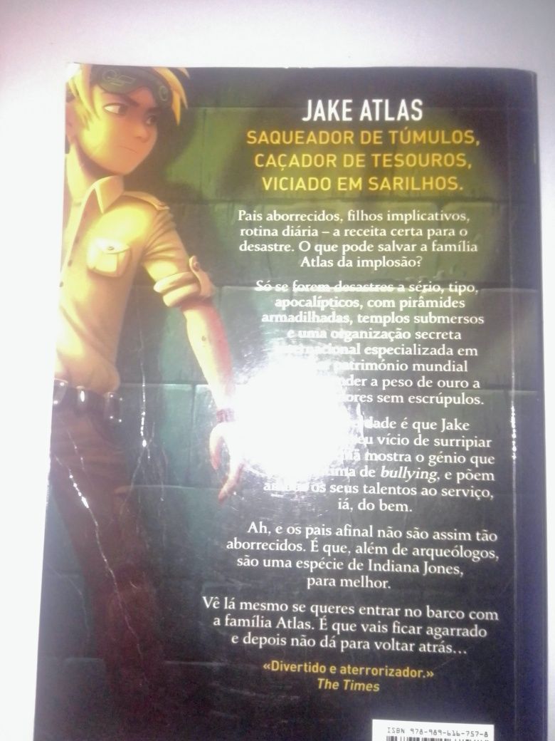 Jake Atlas e o túmulo da serpente esmeralda.