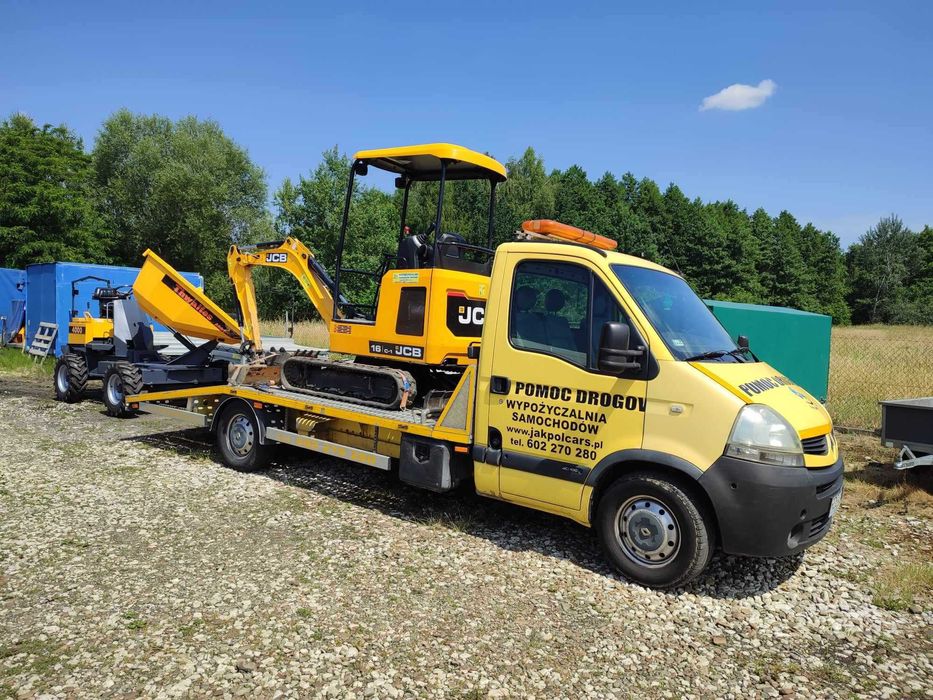 Wynajem wozidła 2 T 4x4 OBROTOWE Kiper Wywrot Wywrotka Mocne Zwinne