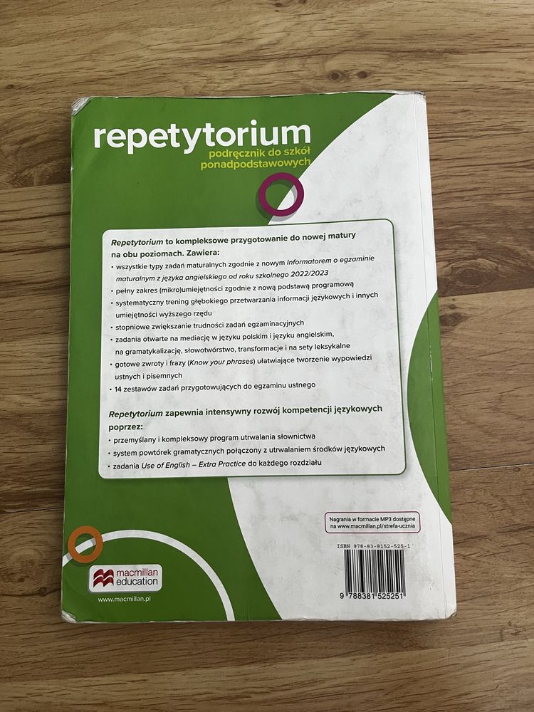 Repetytorium J.Angielski Macmillian Education podrecznik