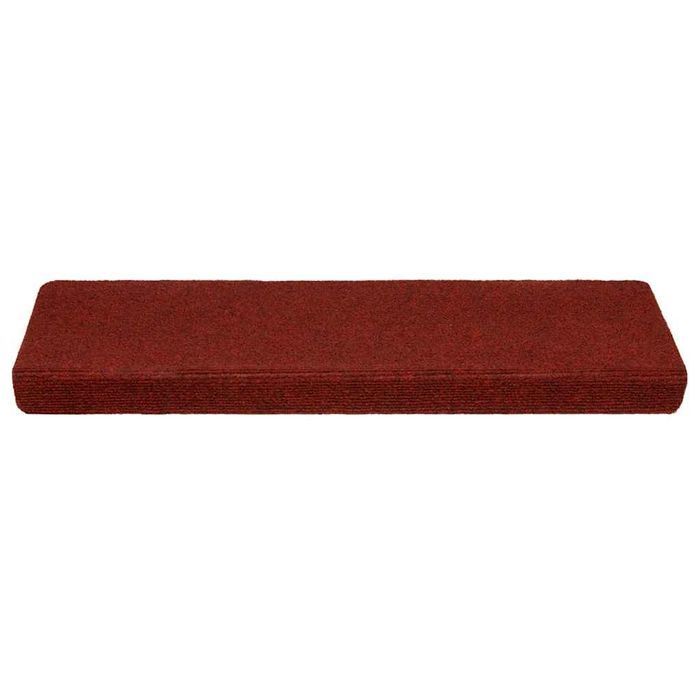 Vidaxl Nakładki Na Schody, 5 Szt., Bordowe, 65X21X4 Cm
