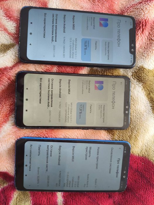 Продам Xiaomi Redmi note 5,6pro,8,9, 10pro,11,12, 13pro