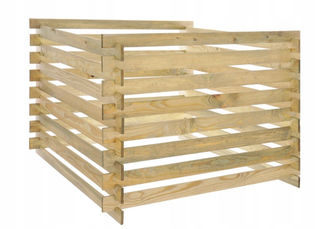 Kompostownik ogrodowy 600L drewniany impregnowany EKO