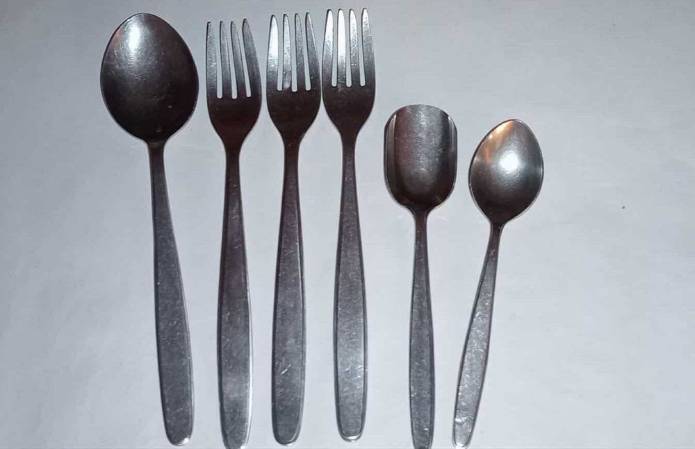 Stare sztućce Hefra 6 szt. czasy PRLu vintage