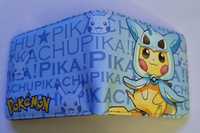 Fajny nowy portfel Pokemon Pikachu. Świetna jakość!