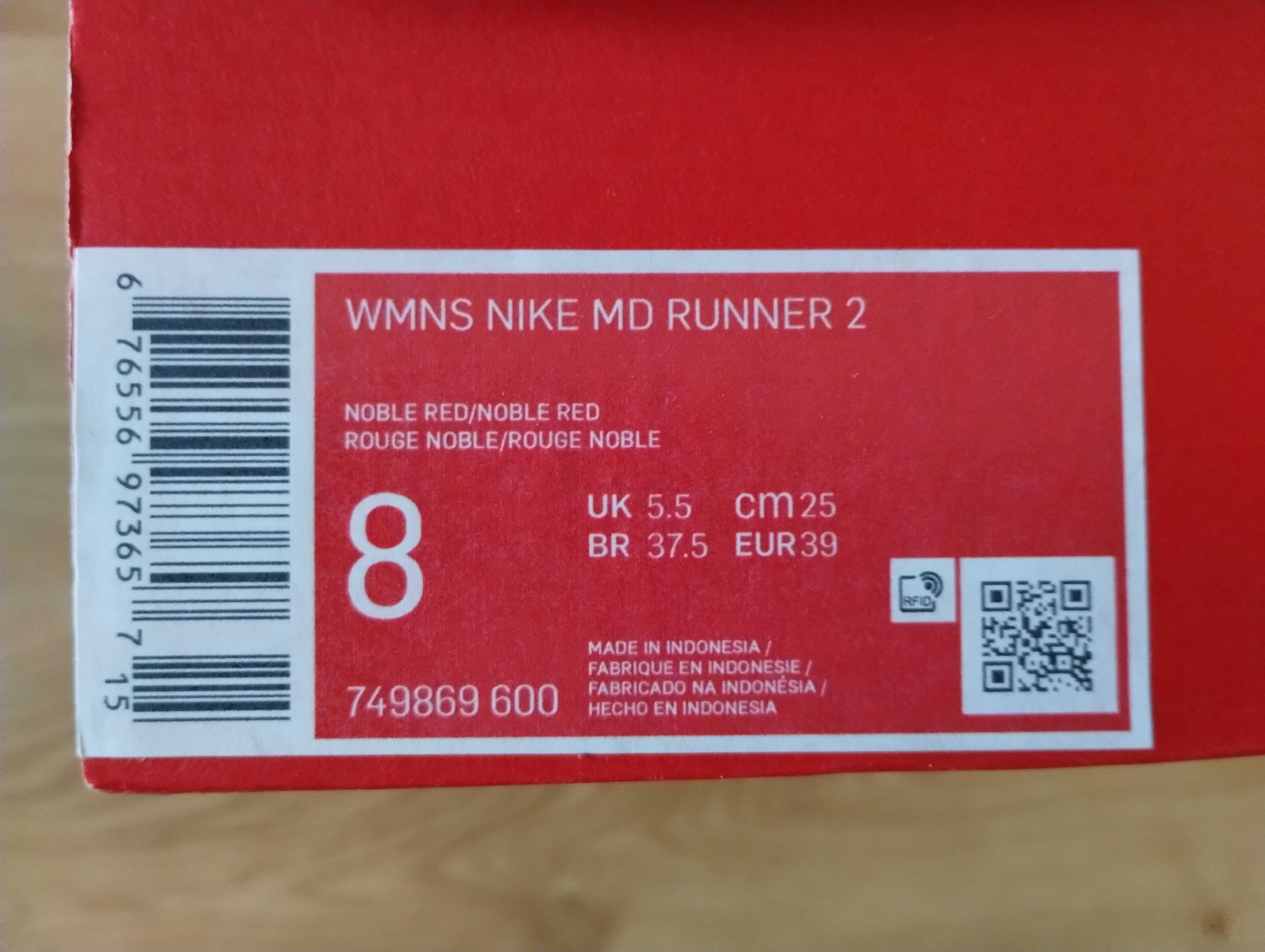 Nike MD Runner 2 Buty sportowe sneakersy 39