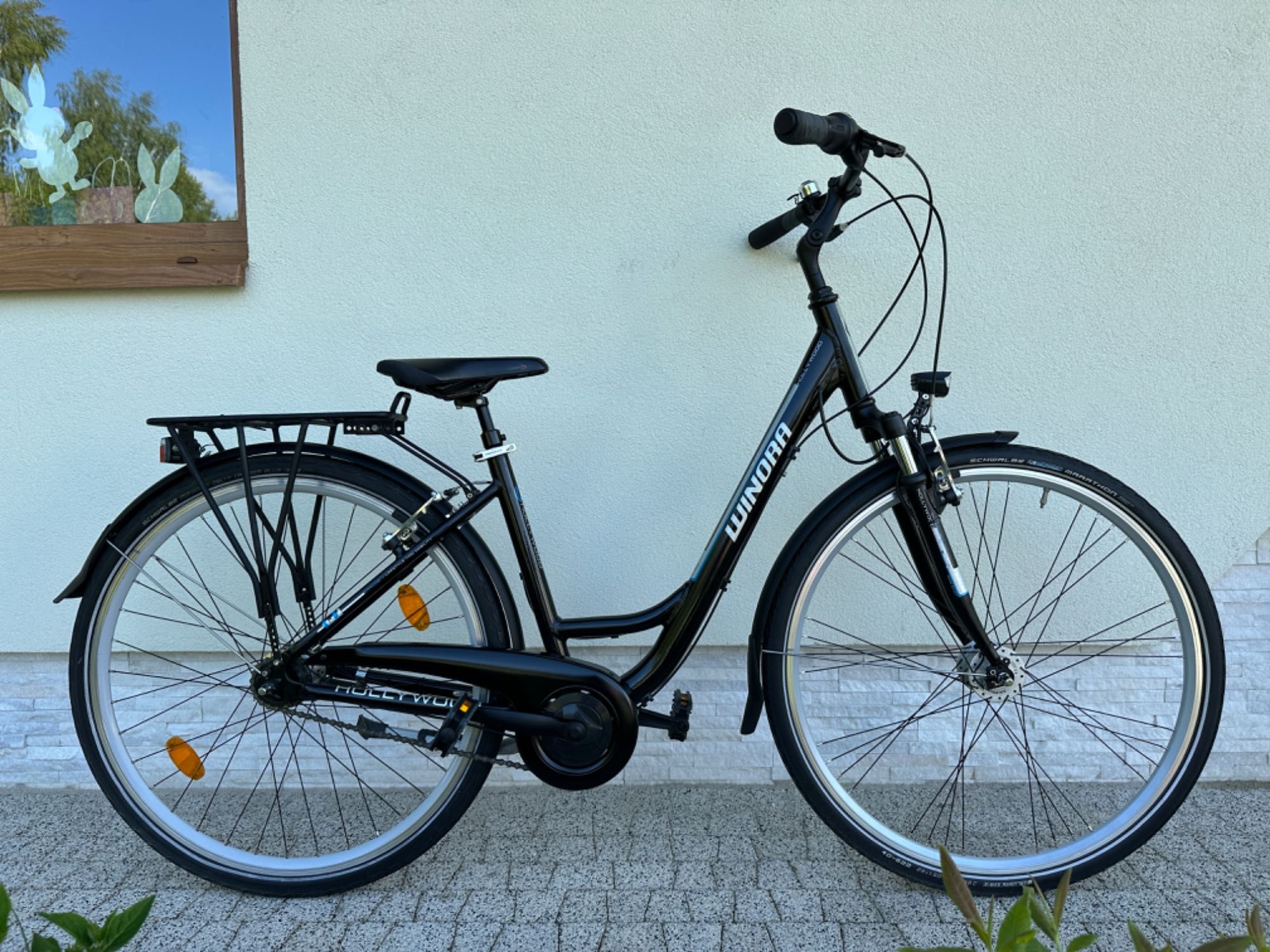 Rower WINORA - koła 28, Aluminiowy, Nexus 7b, 2 x amor, prądnica, led