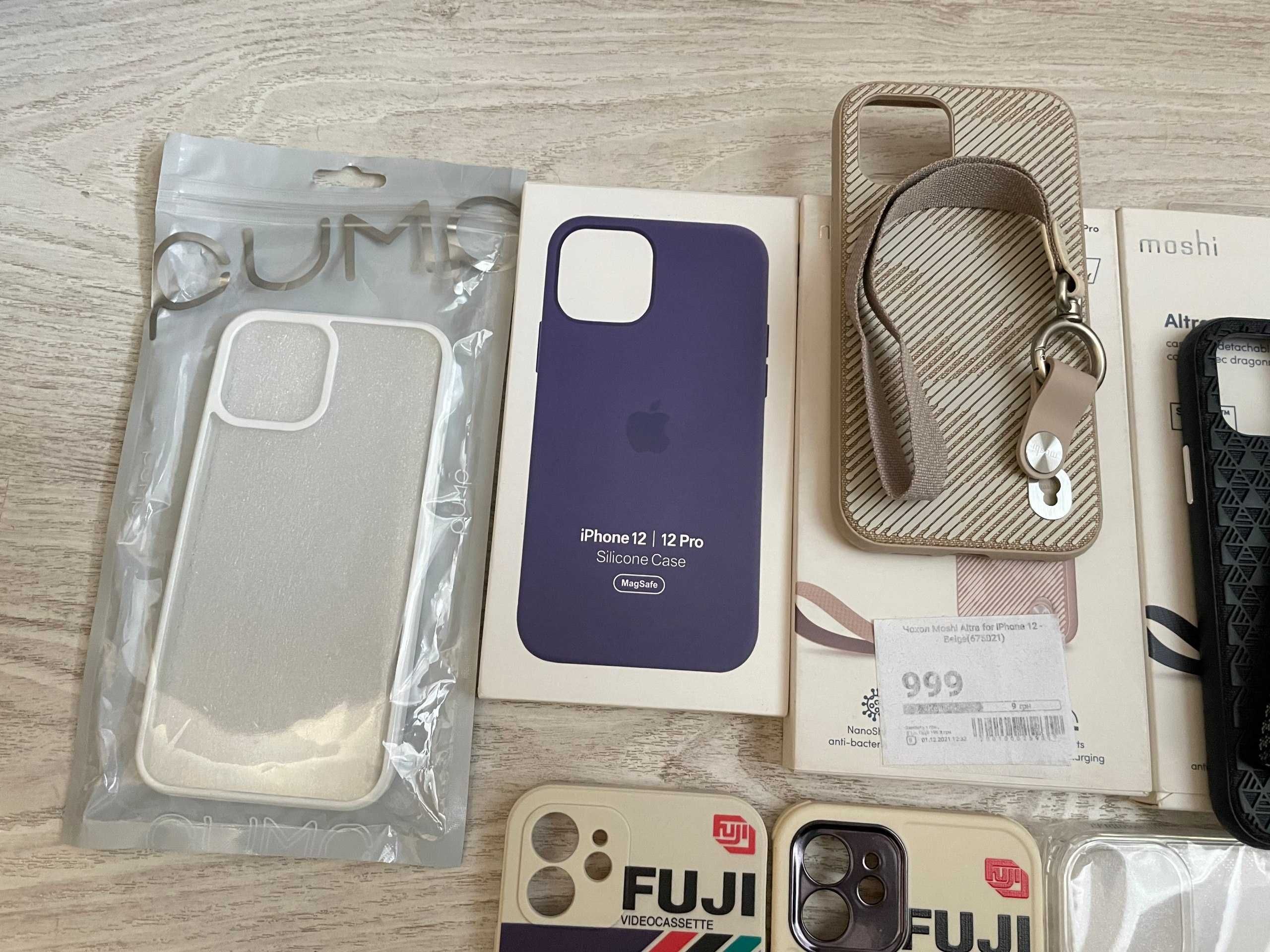 Чехол для iPhone 12/Pro Apple Silicon Moshi Altra Fuji Magsafe Leather
