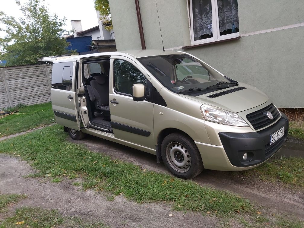 Wynajem busa 9 osobowego Fiat Scudo opel vivaro