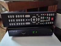 WIWA HD90 dekoder tuner DVB-T dvbt z pilotem