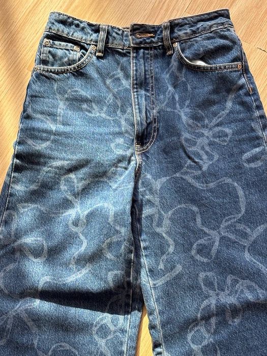 Джинси zara в принт