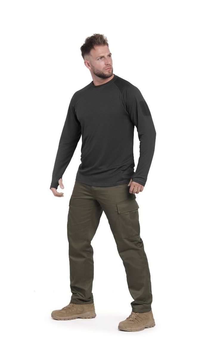 Термофутболка Mil-Tec Tactical Long Sleeve - Black