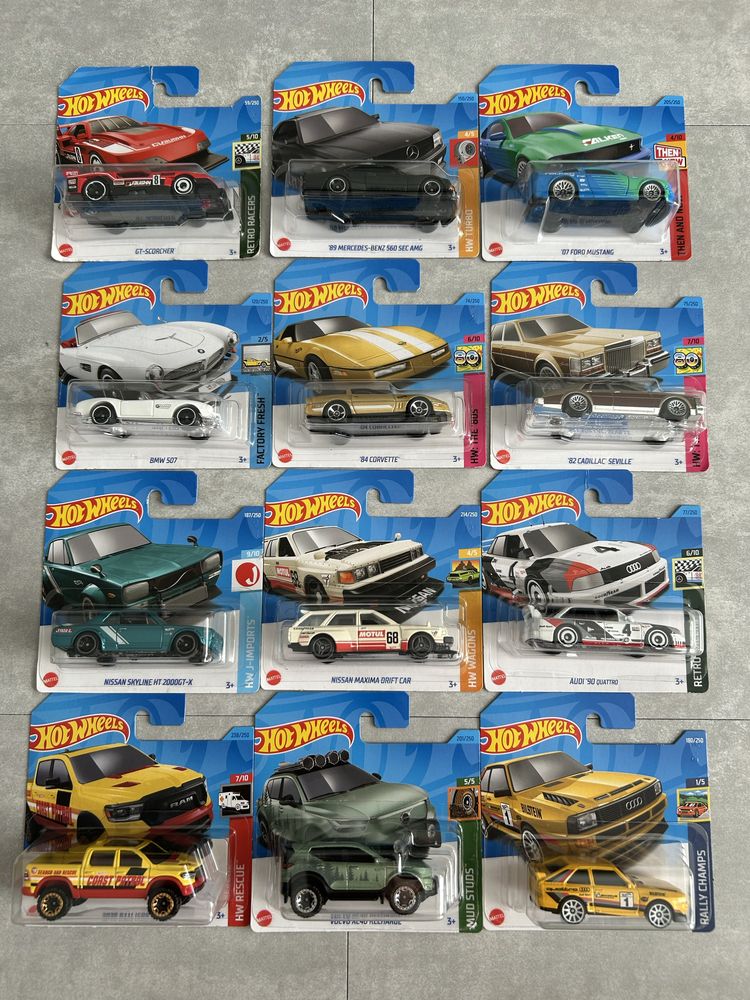 Hot Wheels Majorette Resoraki Mercedes Audi Nissan BMW Ford Volvo