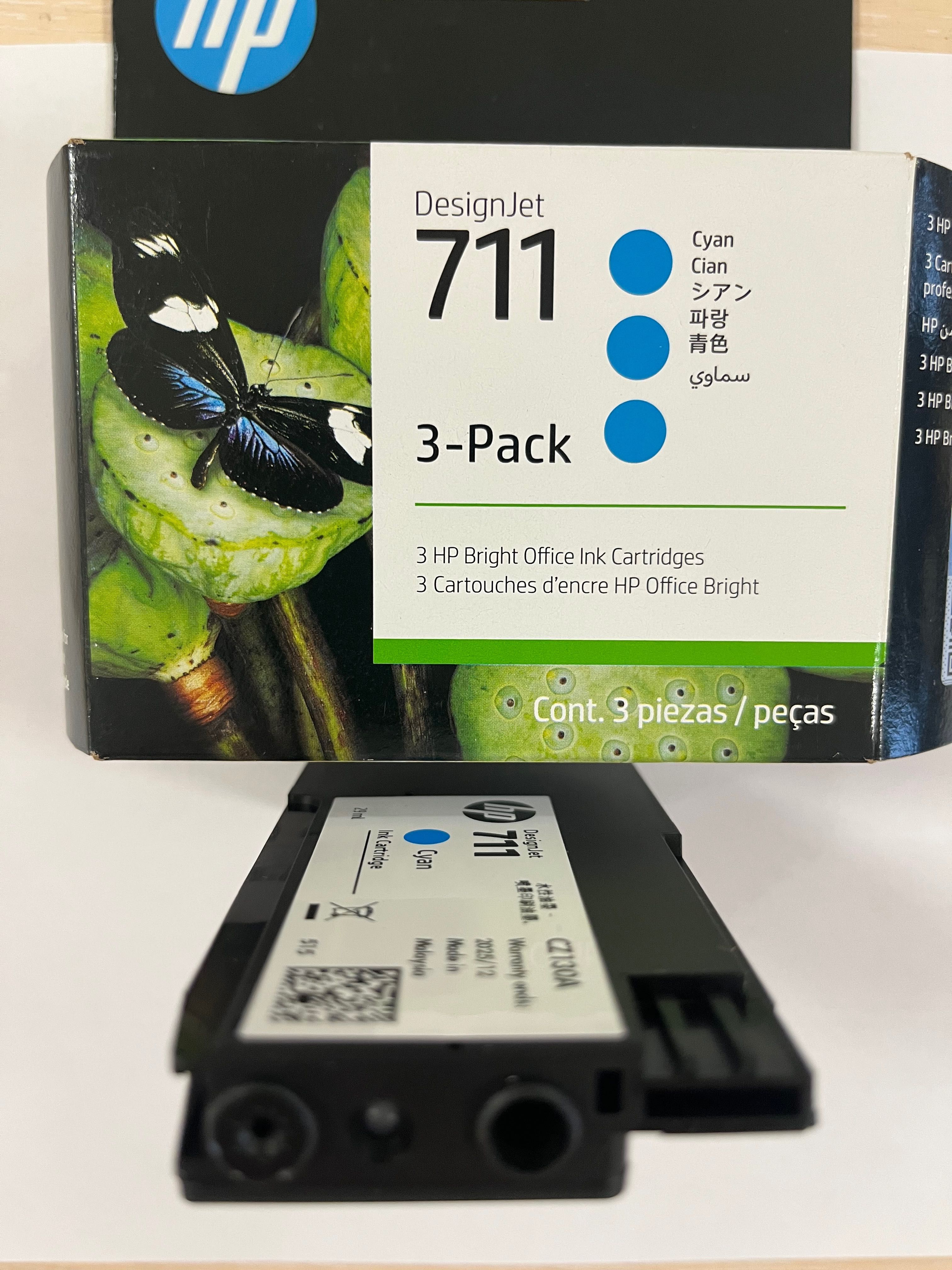 HP 711 tusz Cyan niebieski CZ130A