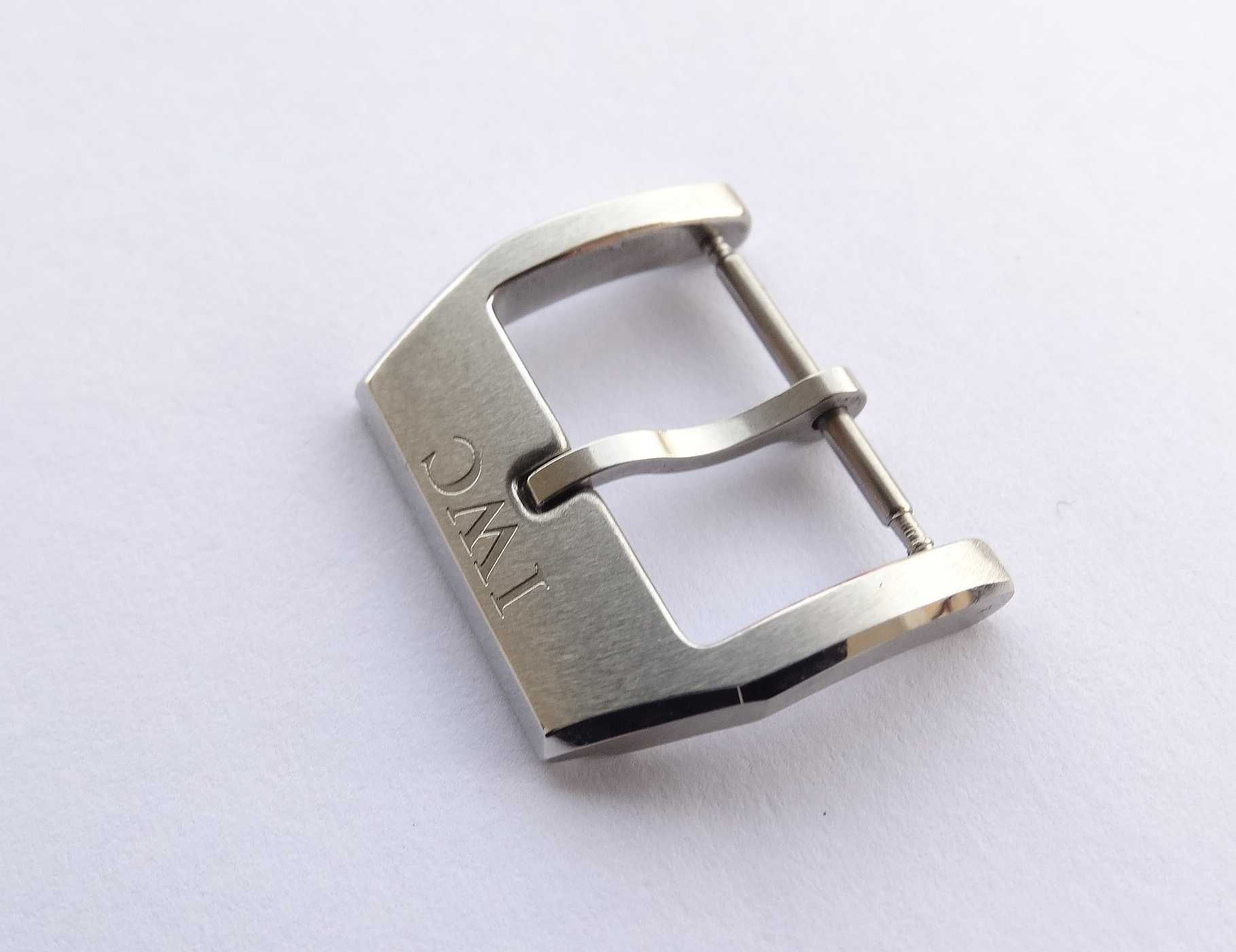 2szt Klamra do paska do zegarka IWC Schauffhausen 18mm pilot stal INOX