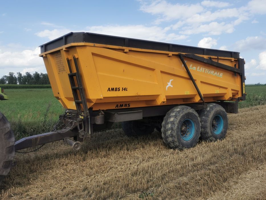Przyczepa tandem skorupowa łódka 14 ton