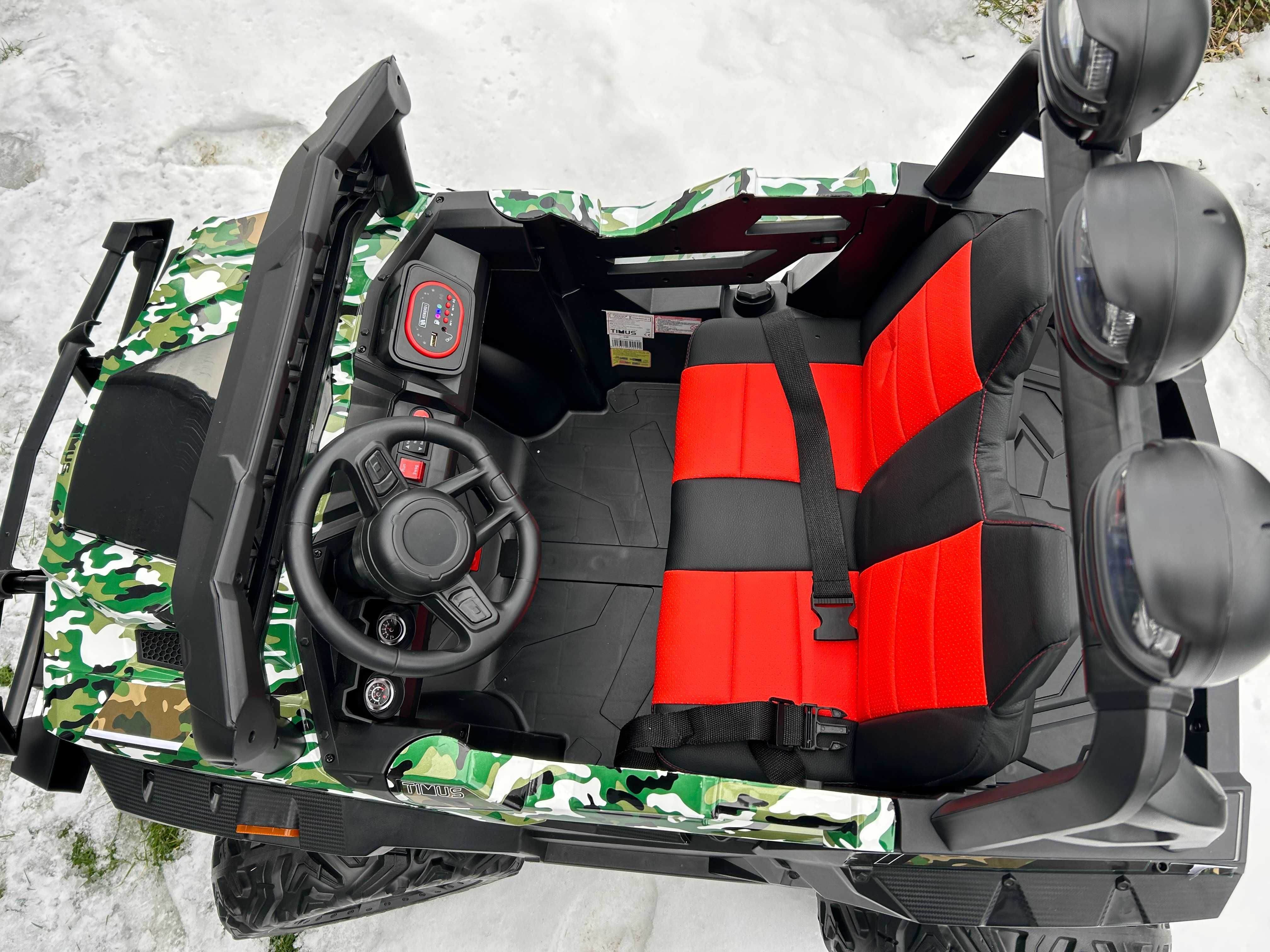 Auto na akumulator 2os. Lakier 4x4 180W Pojazd Samochód Timus