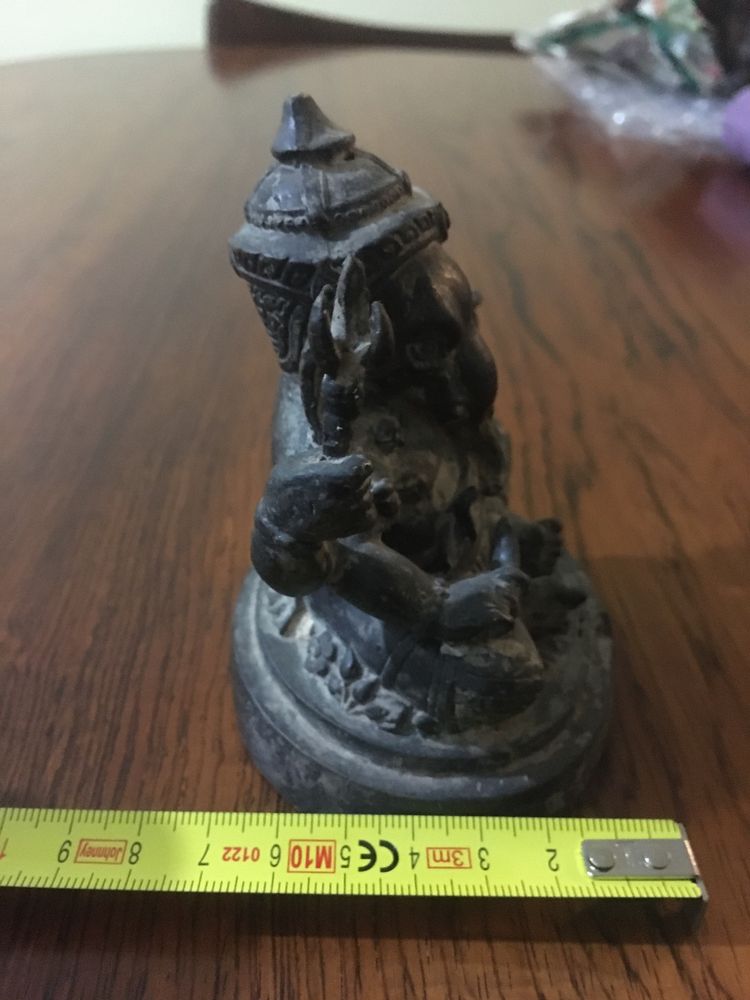 Estátua de Ganesha em Bronze (10 cm)