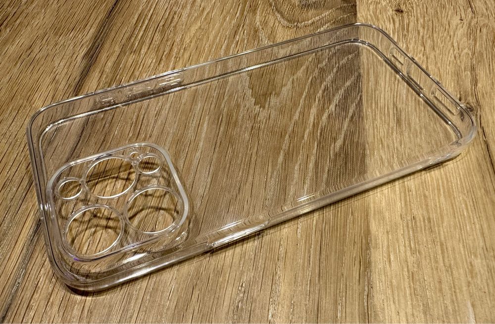 Etui przezroczyste silikonowe iPhone 15 PRO MAX